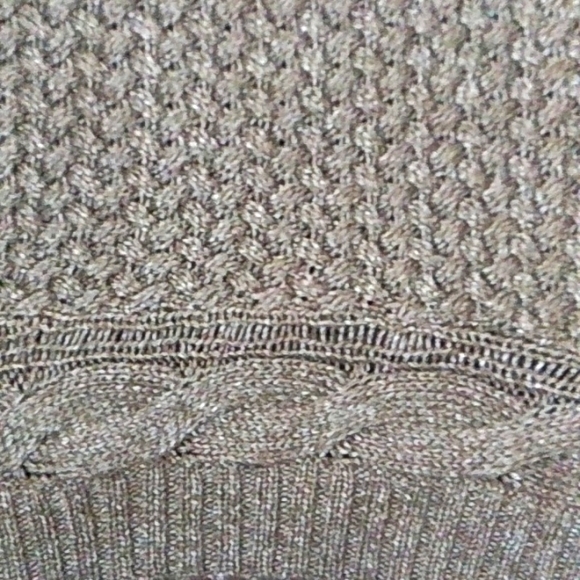 Rampage Dolman sleeve textured stitch crop sweater Size L - Picture 2 of 5